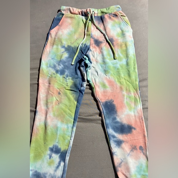 Sunset & Sixth Womens Juniors Cozy Tie Dye Jogger Sweatpants Size Medium 7/9 NEW - Picture 7 of 13